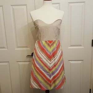 NWOT strapless dress